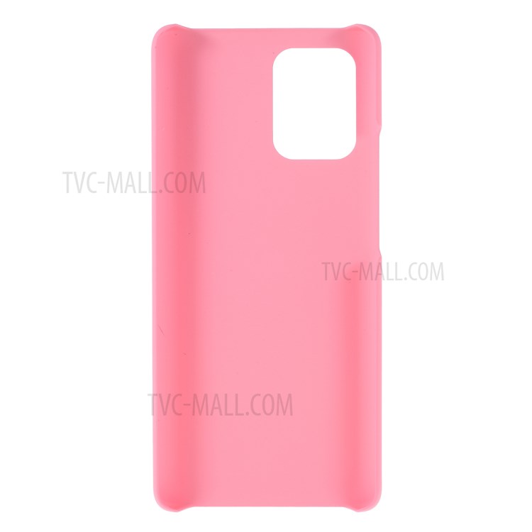 Rubberized Hard PC Case for Samsung Galaxy A91 / S10 Lite - Pink-3