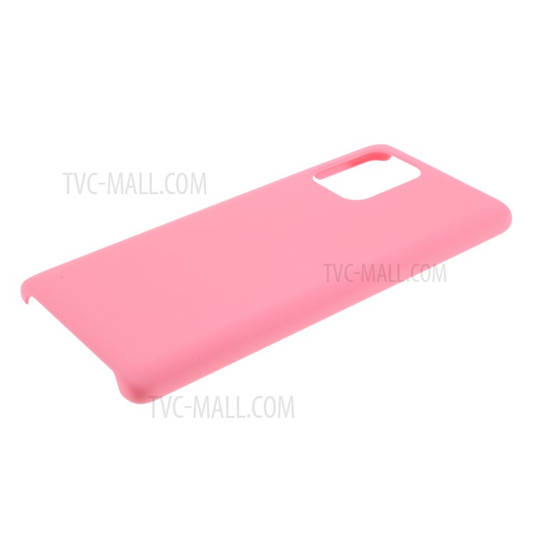 Rubberized Hard PC Case for Samsung Galaxy A91 / S10 Lite - Pink-4