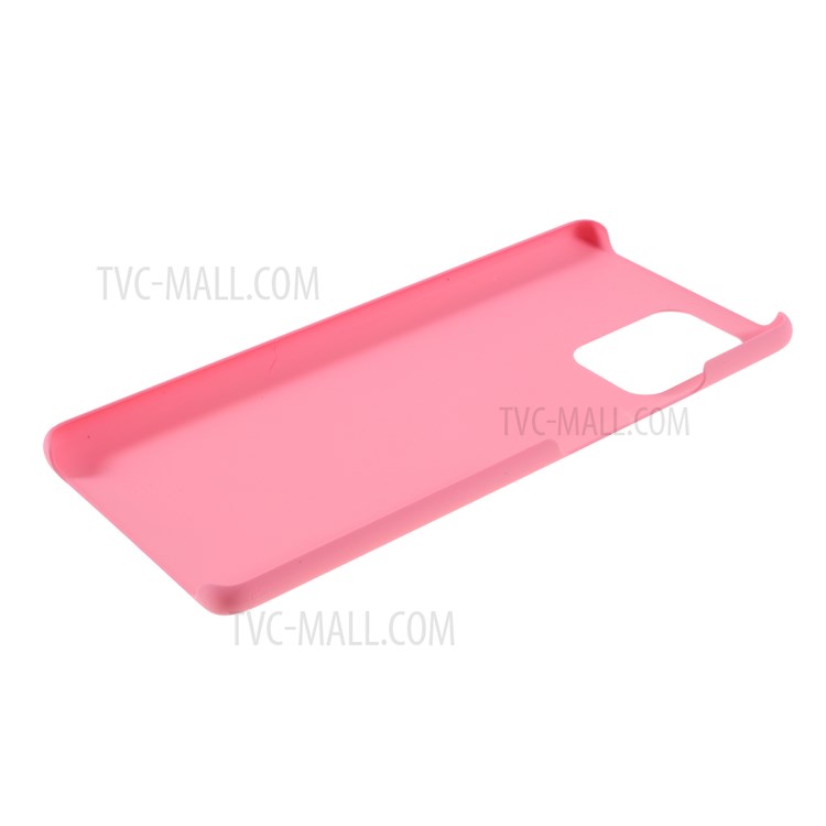 Rubberized Hard PC Case for Samsung Galaxy A91 / S10 Lite - Pink-5