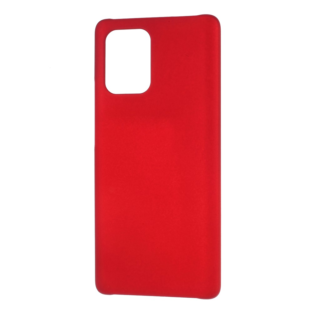 Rubberized Hard PC Case for Samsung Galaxy A91 / S10 Lite - Red-2