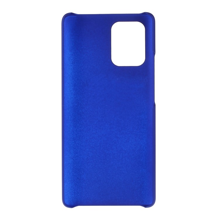 Rubberized Hard PC Case for Samsung Galaxy A91 / S10 Lite - Dark Blue-3