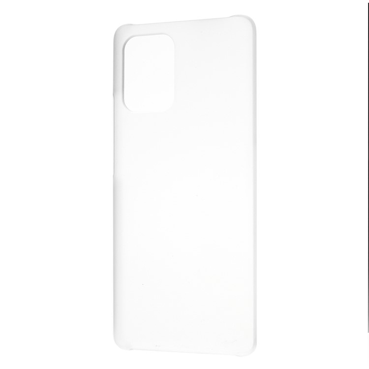 Rubberized Hard PC Case for Samsung Galaxy A91 / S10 Lite - Transparent-2