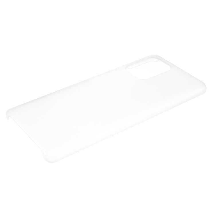 Rubberized Hard PC Case for Samsung Galaxy A91 / S10 Lite - Transparent-4