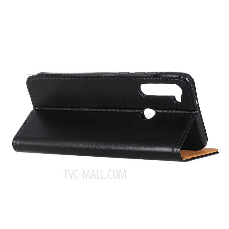 Wallet Leather Stand Case for Samsung Galaxy A21 - Black-6
