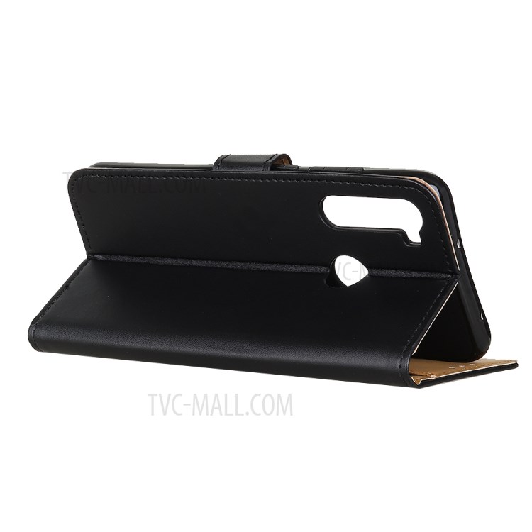 Wallet Leather Stand Case for Samsung Galaxy A21 - Black-8