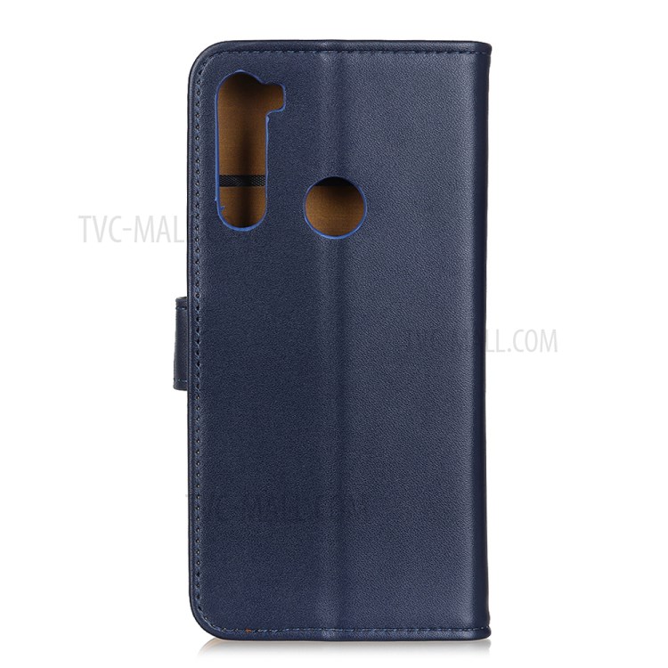 Wallet Leather Stand Case for Samsung Galaxy A21 - Blue-9