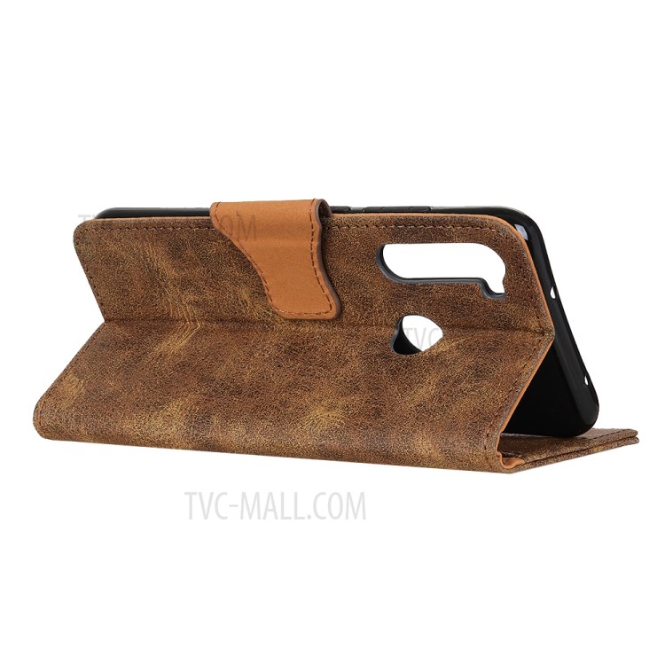 Cassa Del Raccoglitore Di Stile Vintage In Pelle Per La Galassia A21 - Caffè-10