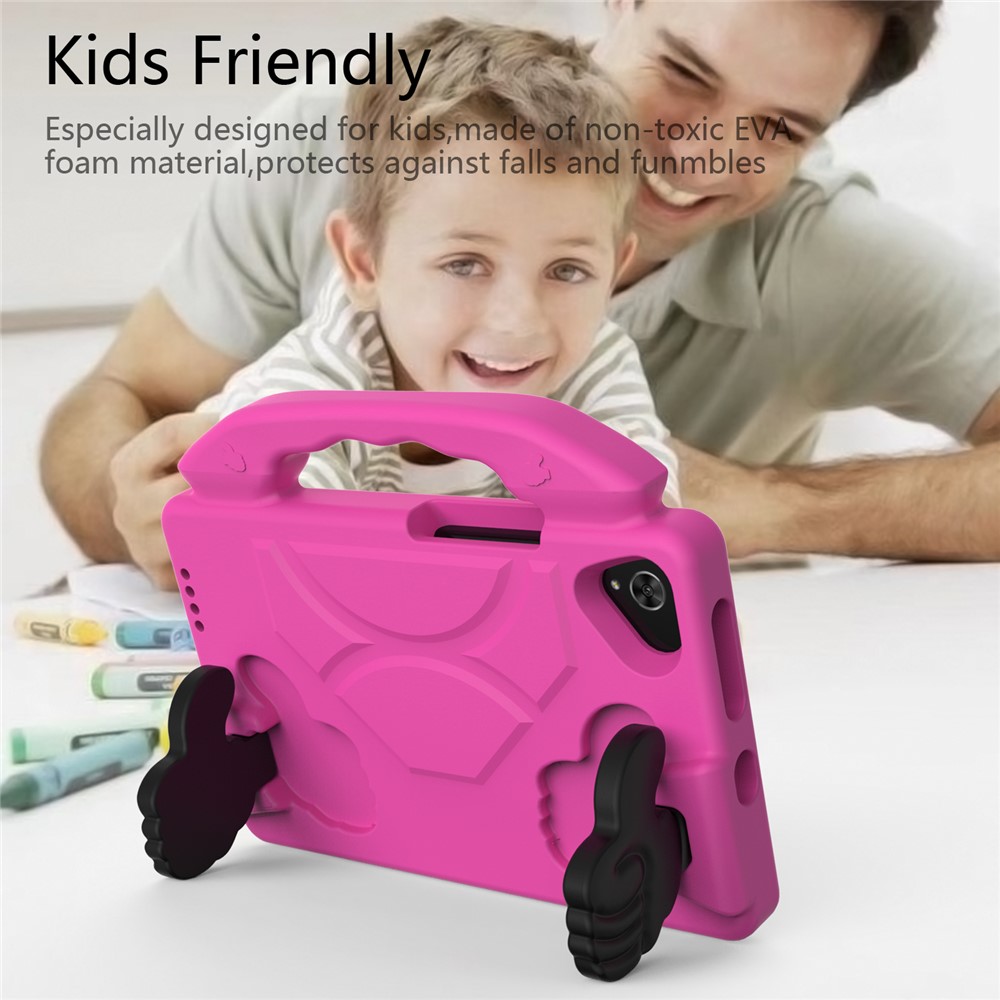 Shockproof Thumb Kickstand EVA Protective Case for Samsung Galaxy Tab A 8.0 Wi-Fi (2019) SM-T290/T295 - Rose-6