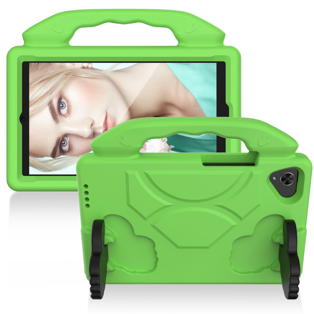 Marchois de Pouce à L'épreuve du Choc EVA Case de Protection Pour Samsung Galaxy Tab A 8.0 (2019) T290 T295 / Tab A7 Lite 8,7 Pouces T220 T225 - Vert