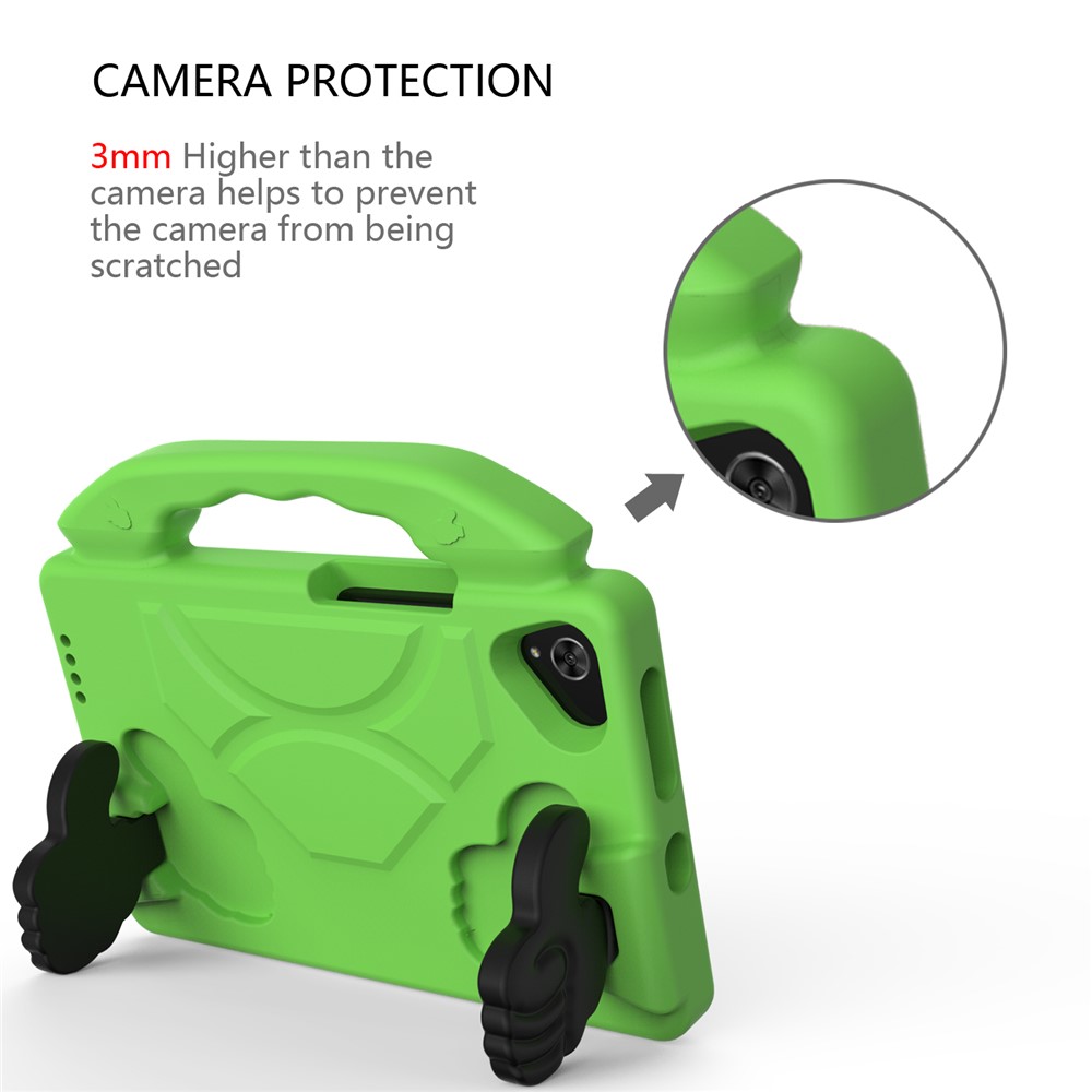 Shockproof Thumb Kickstand EVA Protective Case for Samsung Galaxy Tab A 8.0 Wi-Fi (2019) SM-T290/T295 - Green-5