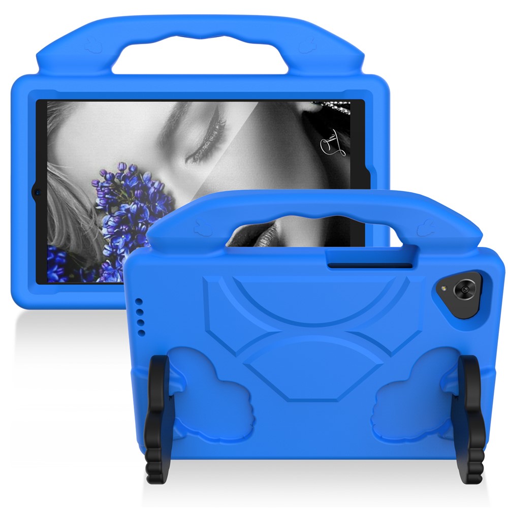 Shockproof Thumb Kickstand EVA Protective Case for Samsung Galaxy Tab A 8.0 Wi-Fi (2019) SM-T290/T295 - Blue-1
