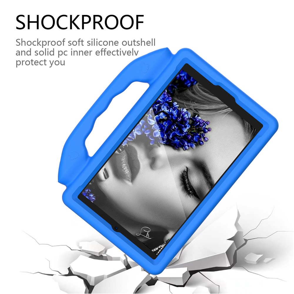 Shockproof Thumb Kickstand EVA Protective Case for Samsung Galaxy Tab A 8.0 Wi-Fi (2019) SM-T290/T295 - Blue-3