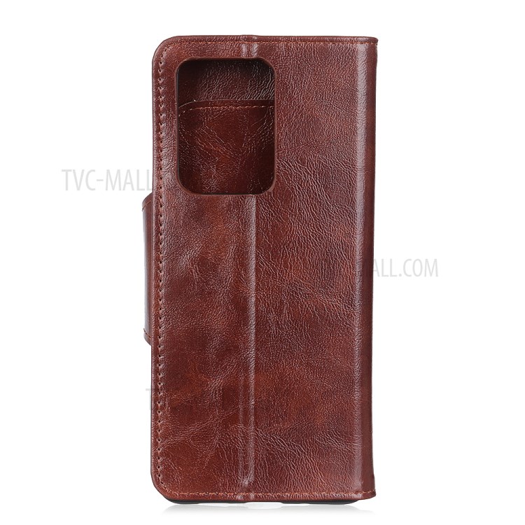 6 Card Slots Crazy Horse Leather Stand Case for Samsung Galaxy S20 Ultra - Brown-7