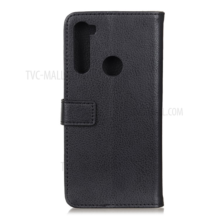 Litchi Texture Leather Cell Phone Protective Case for Samsung Galaxy A21 - Black-10