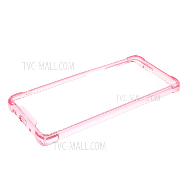 Drop-proof TPU + Acrylic Hybrid Mobile Cover for Samsung Galaxy S20 Ultra - Rose-4