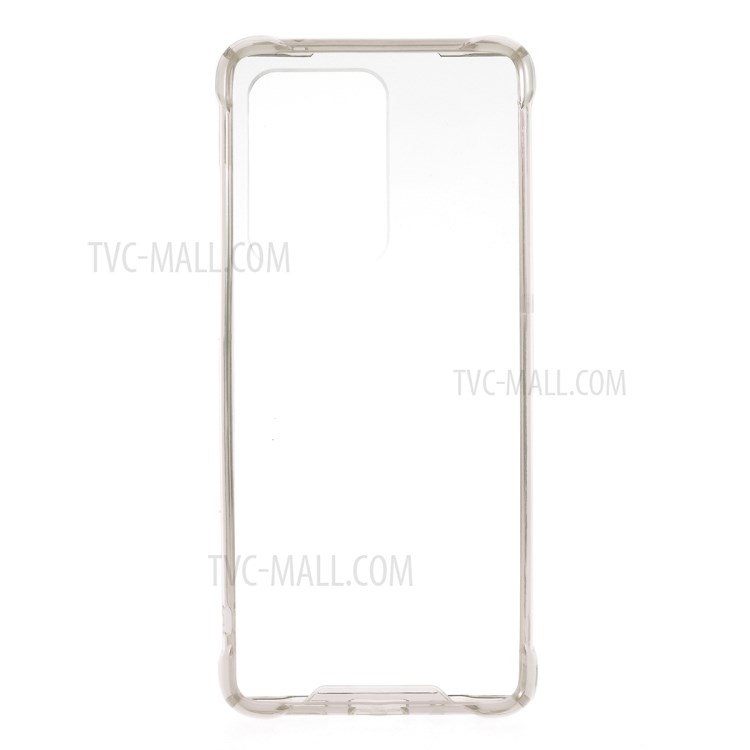 Drop-proof TPU + Acrylic Hybrid Mobile Cover for Samsung Galaxy S20 Ultra - Grey-1
