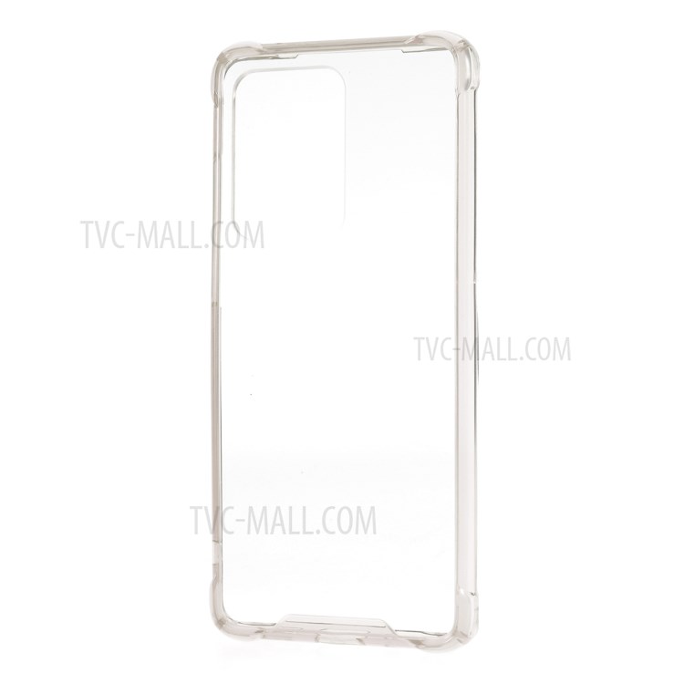 Drop-proof TPU + Acrylic Hybrid Mobile Cover for Samsung Galaxy S20 Ultra - Grey-2