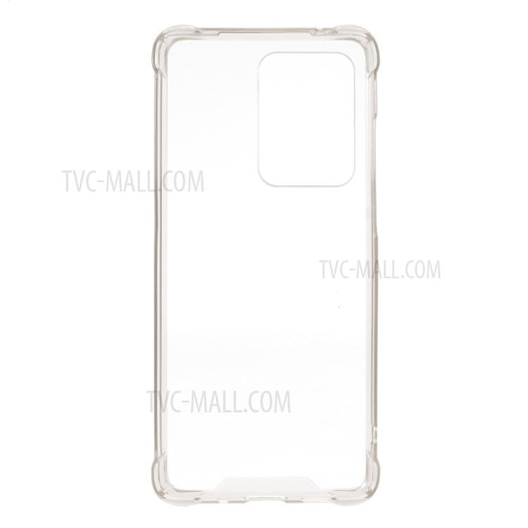 Drop-proof TPU + Acrylic Hybrid Mobile Cover for Samsung Galaxy S20 Ultra - Grey-3
