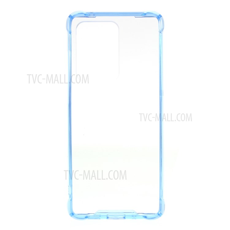 Drop-proof TPU + Acrylic Hybrid Mobile Cover for Samsung Galaxy S20 Ultra - Blue-1