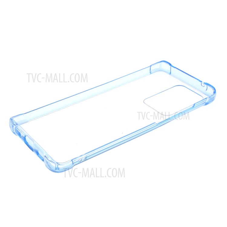 Drop-proof TPU + Acrylic Hybrid Mobile Cover for Samsung Galaxy S20 Ultra - Blue-5