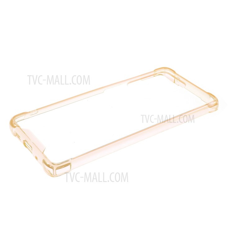Drop-proof TPU + Acrylic Hybrid Mobile Cover for Samsung Galaxy S20 Ultra - Gold-4