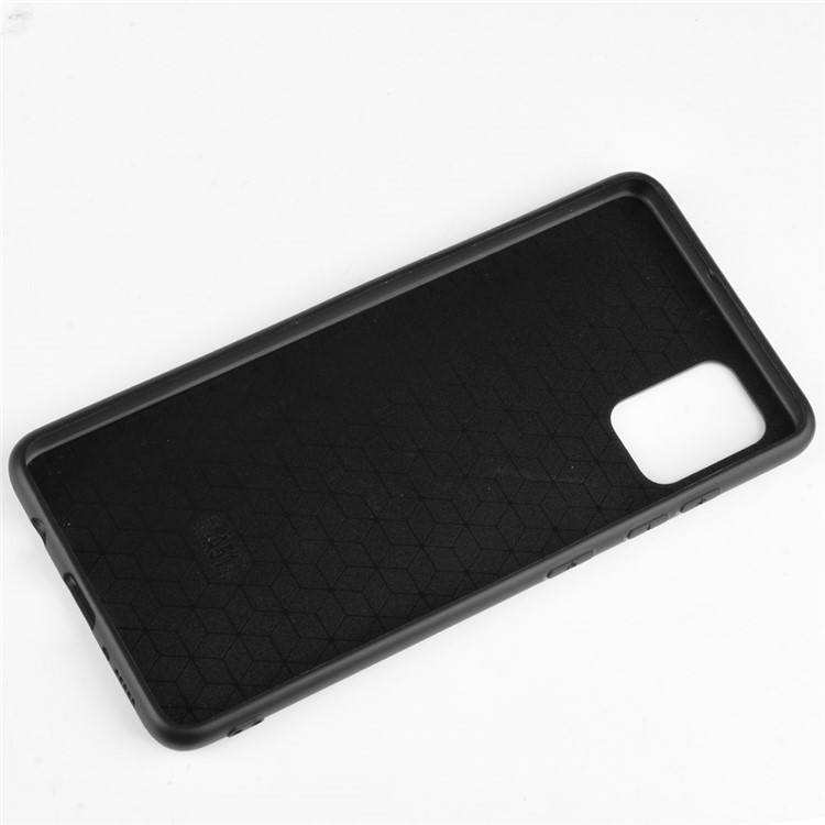 Couro PU Revestido PC + TPU Caixa Tampa Do Telefone Móvel Para Samsung Galaxy S20 Ultra-/ S11 Mais - Preto-5