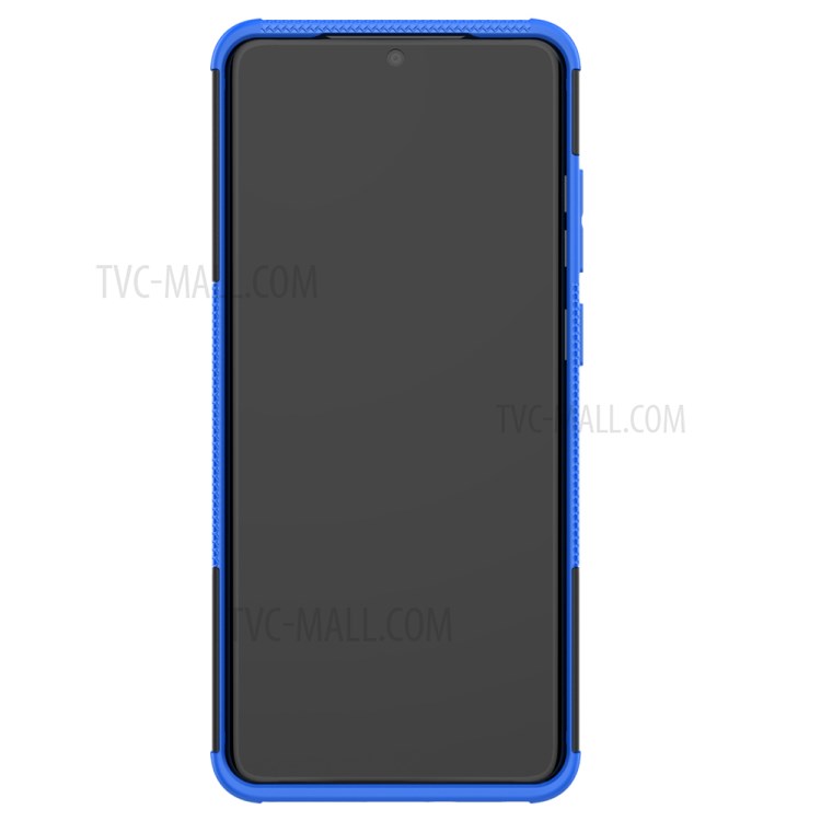 Cool Tyre Pattern PC + TPU Shell with Kickstand Casing for Samsung Galaxy S20 Ultra - Blue-7