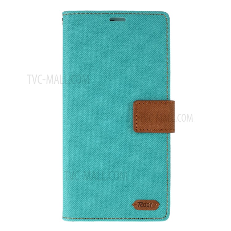 ROAR Twill Skin Leather Wallet Cover for Samsung Galaxy S20 Ultra - Green-1