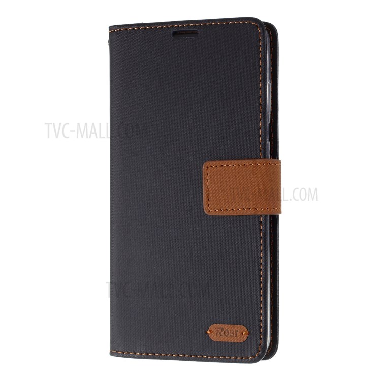 ROAR Twill Surface PU Leather Cover for Samsung Galaxy S20 Plus - Black-2
