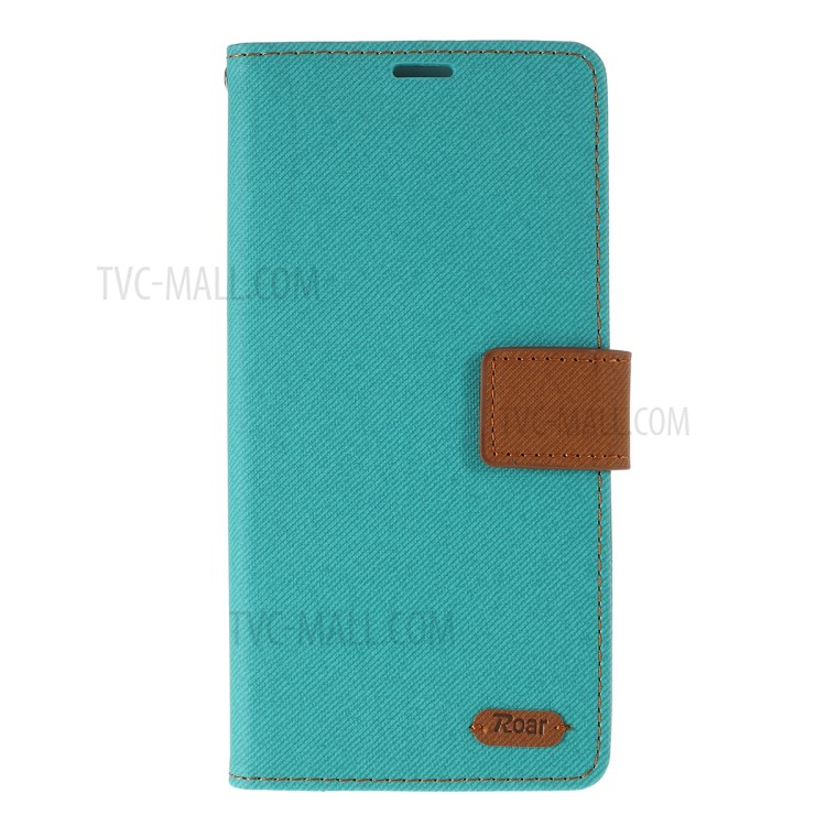 ROAR Twill Surface PU Leather Cover for Samsung Galaxy S20 Plus - Green-1