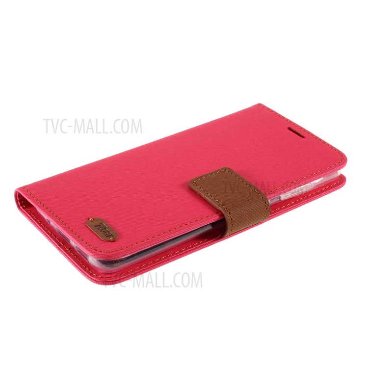 ROAR Köper Haut Stil Ledermappenkasten Für Samsung-Galaxie S20 - Rose-4
