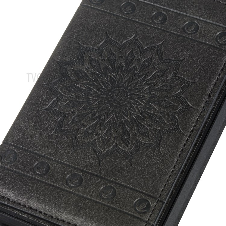 PU Leather Coated TPU Phone Case with Strap Cover for Samsung Galaxy S20 Plus - Black-4