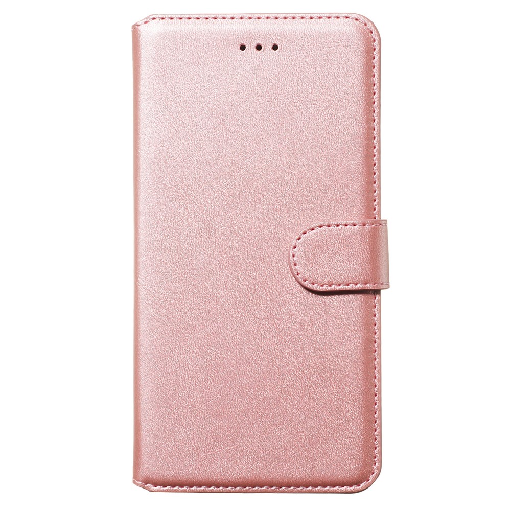 Classic Wallet Leather Stand Phone Protective Shell for Samsung Galaxy A51 - Rose Gold-2