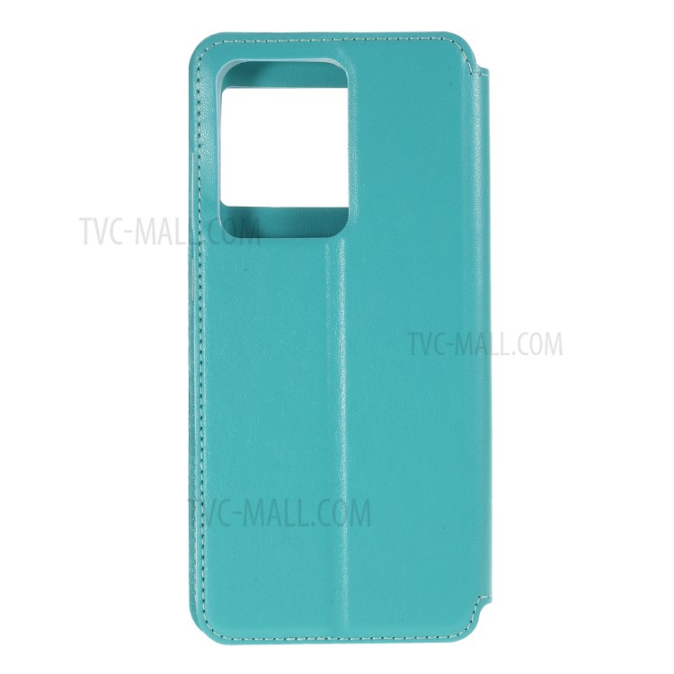 ROAR Noble View Window Stand Leather Cell Phone Cover for Samsung Galaxy S20 Ultra - Blue-3