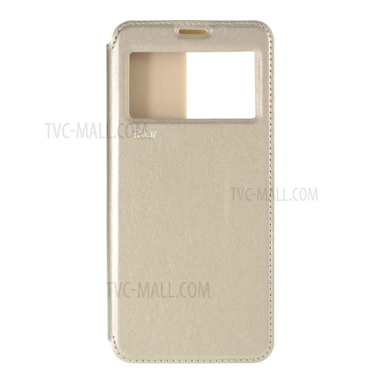 ROAR Noble View Window Stand Leather Cell Phone Cover for Samsung Galaxy S20 Ultra - Gold-1