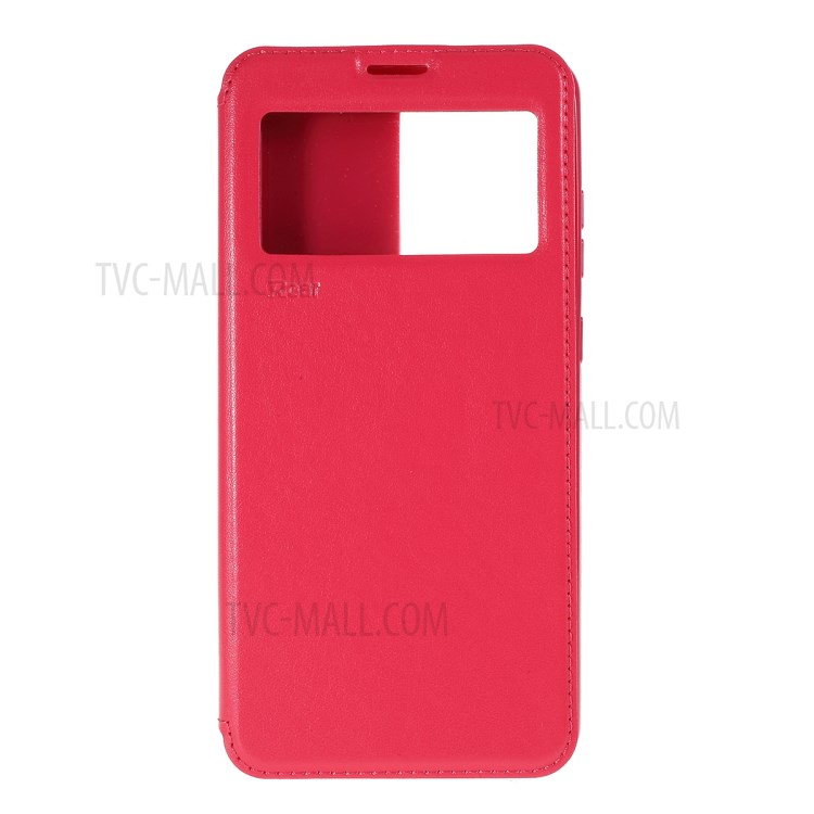 ROAR Noble View Window Stand Leather Cell Phone Cover for Samsung Galaxy S20 Ultra - Red-1