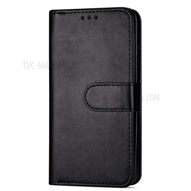 With 9 Card Slots Cell Phone Leather Case for Samsung Galaxy S20 Plus - Black-2