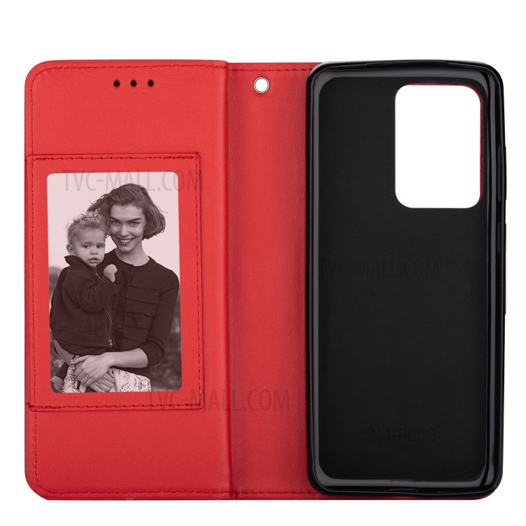 For Samsung Galaxy S20 Detachable 2-in-1 PU Leather Phone Case with 9 Card Slots - Red-7