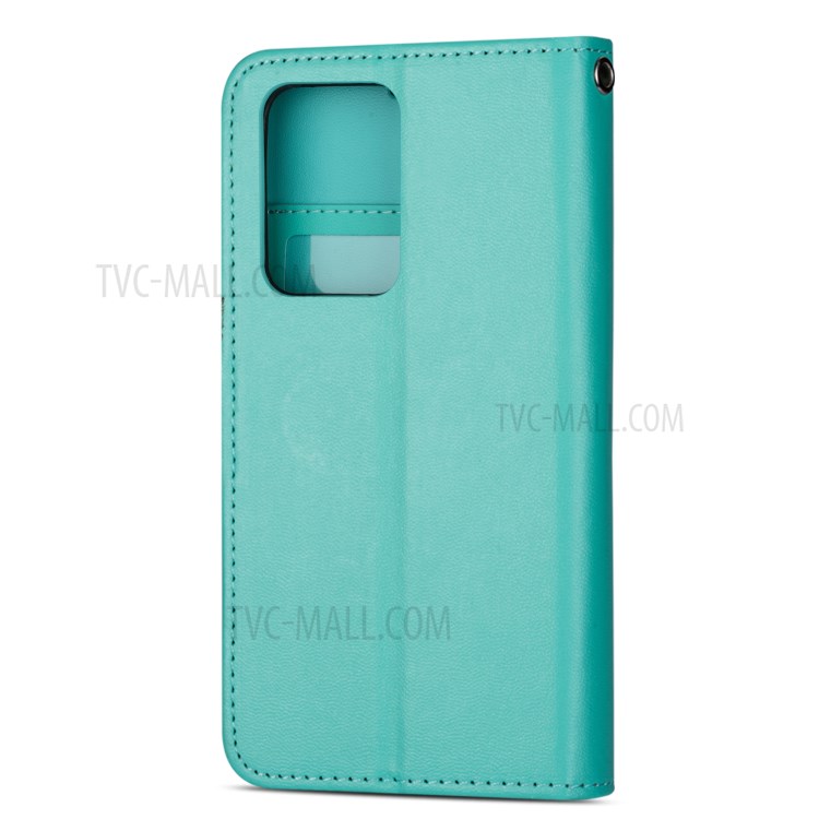For Samsung Galaxy S20 Ultra Detachable 2-in-1 PU Leather Phone Case with 9 Card Slots - Blue-6