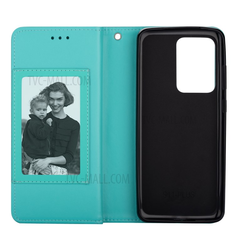 For Samsung Galaxy S20 Ultra Detachable 2-in-1 PU Leather Phone Case with 9 Card Slots - Blue-7