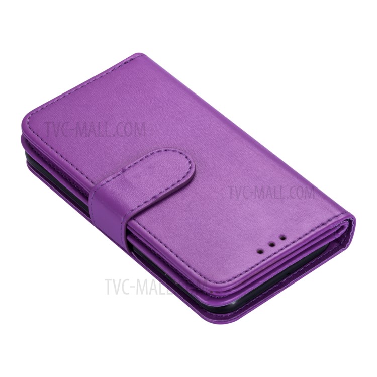 For Samsung Galaxy S20 Ultra Detachable 2-in-1 PU Leather Phone Case with 9 Card Slots - Purple-3