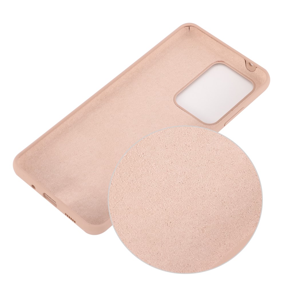 Liquid Silicone Phone Back Shell for Samsung Galaxy S20 Ultra - Pink-6