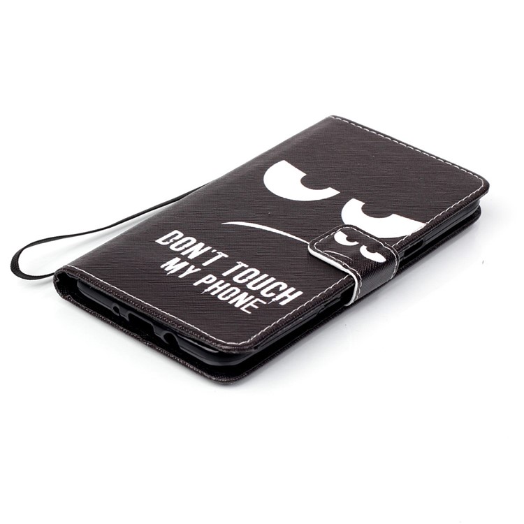 PU Leather Wallet Case for Samsung Galaxy J7 (2016) - Do Not Touch My Phone-5