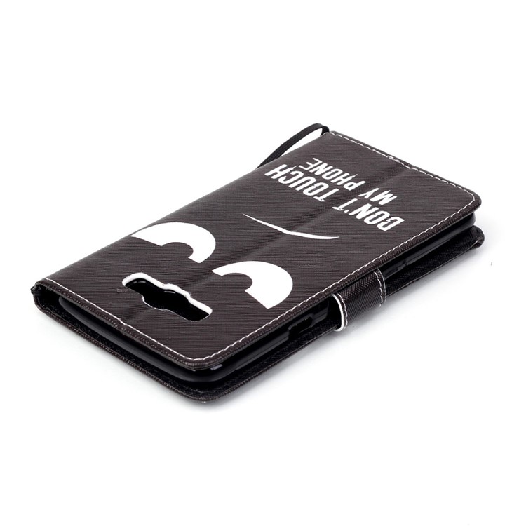 PU Leather Wallet Case for Samsung Galaxy J7 (2016) - Do Not Touch My Phone-6