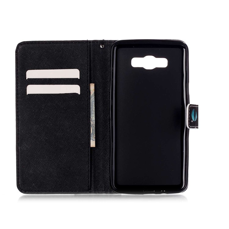 PU Leather Wallet Case for Samsung Galaxy J7 (2016) - Do Not Touch My Phone-7