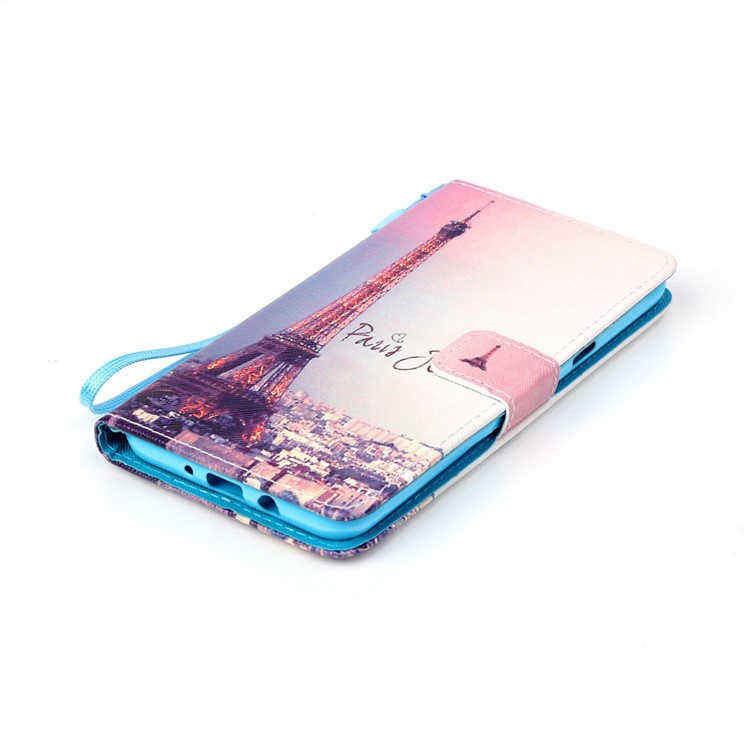 Wallet Stand Leather Flip Case for Samsung Galaxy J7 (2016) - Paris Eiffel Tower-4