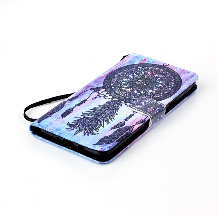 Leather Wallet Flip Case for Samsung Galaxy J7 (2016) - Tribal Dream Catcher-4