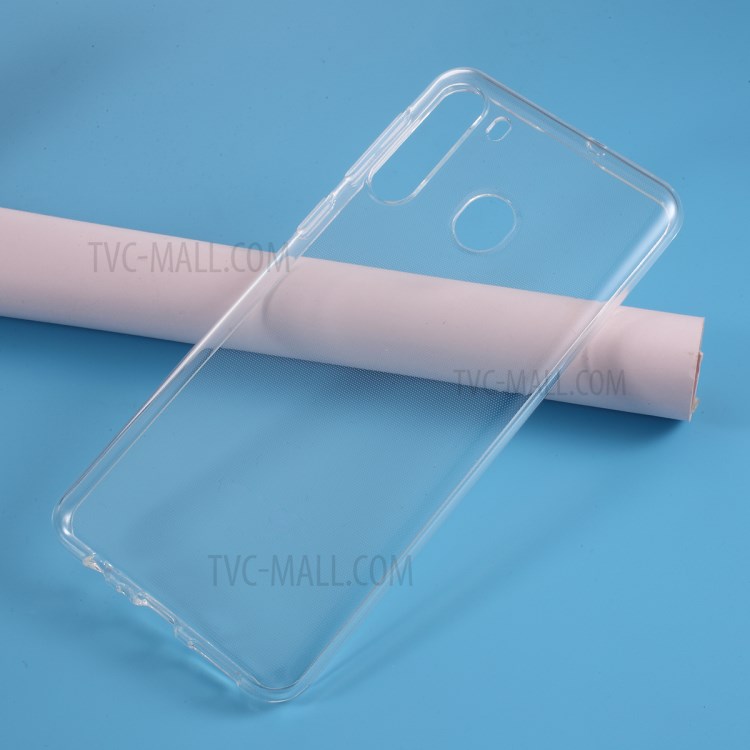 10Pcs/Pack Clear TPU Cover with Non-slip Inner for Samsung Galaxy A21-4