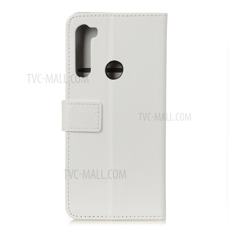 PU Leather Wallet Stand Phone Cover for Samsung Galaxy A21 - White-2