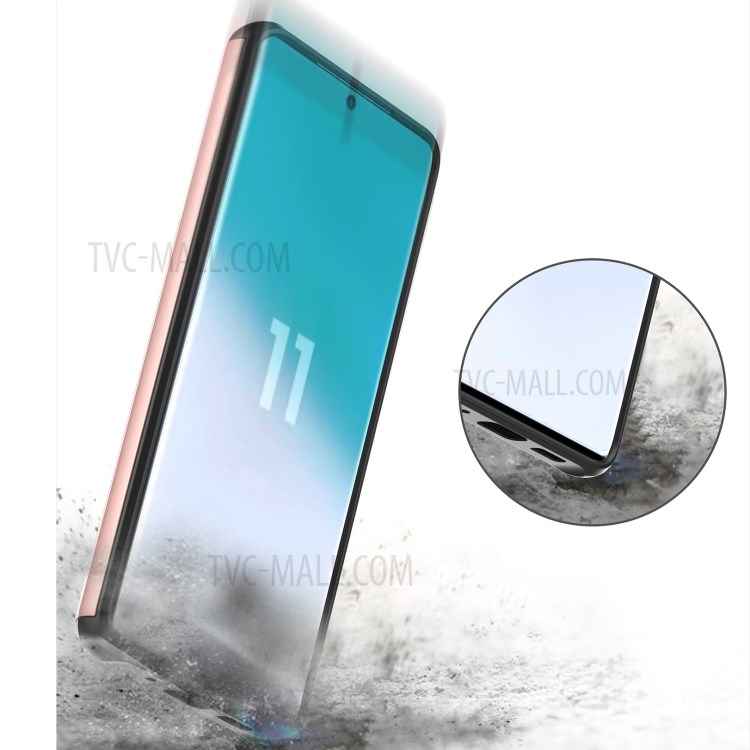 Card Slot PC + TPU Hybrid Protective Case for Samsung Galaxy S20 Plus - Silver-5